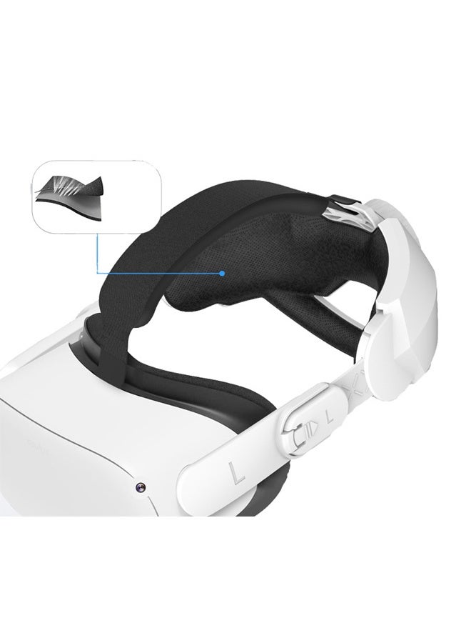 Elite Strap For Oculus Meta Quest 2 Oculus Quest 2, Adjustable Head Pad Head Extend Strap Replacement Provides Longer Enhanced Grip Comfortable Fit Balance   Support Better Comfort VR Accessory V2 - Image 4