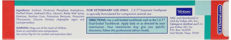 Virbac C.E.T. Enzymatic Toothpaste, Malt Flavor, 2.5 oz - Image 4