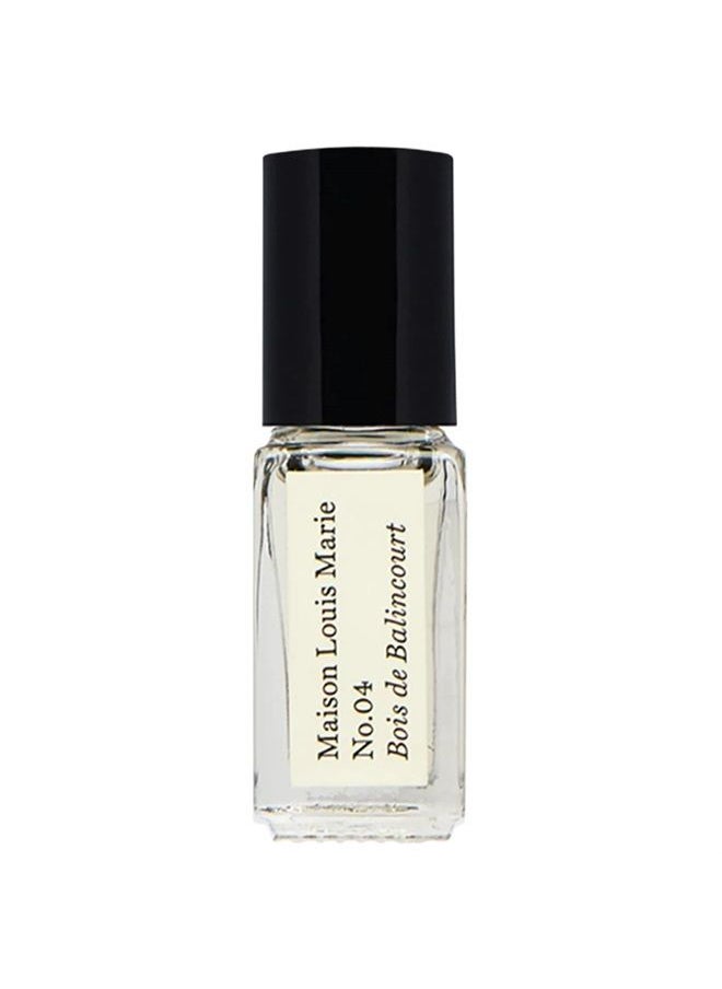 Maison Louis Marie - No.04 Bois de Balincourt Natural Roll-On Perfume Oil Sample | Luxury Clean Beauty + Non-Toxic Fragrance (0.1 fl oz | 3 ml) - Image 1