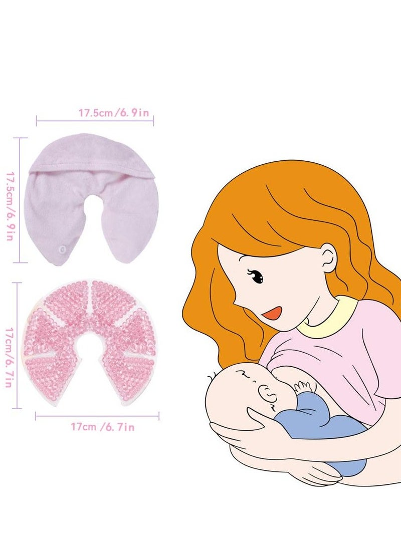 2 Packs Breast Therapy Pads, Breast Ice Pack Gel Ice Pack, Reusable Nursing Ice Pack Hot or Cold Therapy Breast Pad, Engorgement Relief, Use with Any Breastpump - pzsku/ZD694081219137B871481Z/45/_/1701918813/8df200ac-0ff3-4e5a-a923-e3c71ebe7526