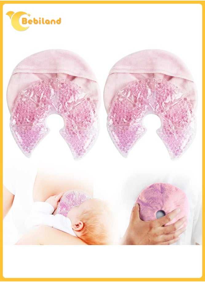 2 Packs Breast Therapy Pads, Breast Ice Pack Gel Ice Pack, Reusable Nursing Ice Pack Hot or Cold Therapy Breast Pad, Engorgement Relief, Use with Any Breastpump - pzsku/ZD694081219137B871481Z/45/_/1718864500/92b3d700-2b60-4ccb-b88a-2c6cbbd41adf