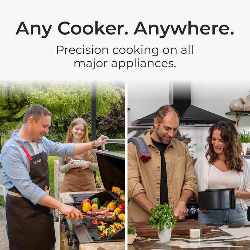 MEATER Plus: Smart Bluetooth Wireless Meat Thermometer Digital | BBQ, Grill, Oven, Smoker, Air Fryer, Kitchen | Perfect for Steak, Chicken, Turkey, and More | 50+ Recipes in App - Image 5