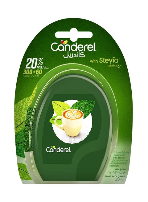 Stevia 300+60 Tabs Low Calorie Sweetener
