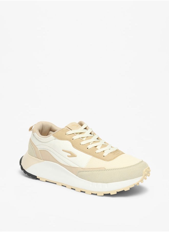 Dash Men's Colourblock Sports Shoes with Lace-Up Closure  - Image 1