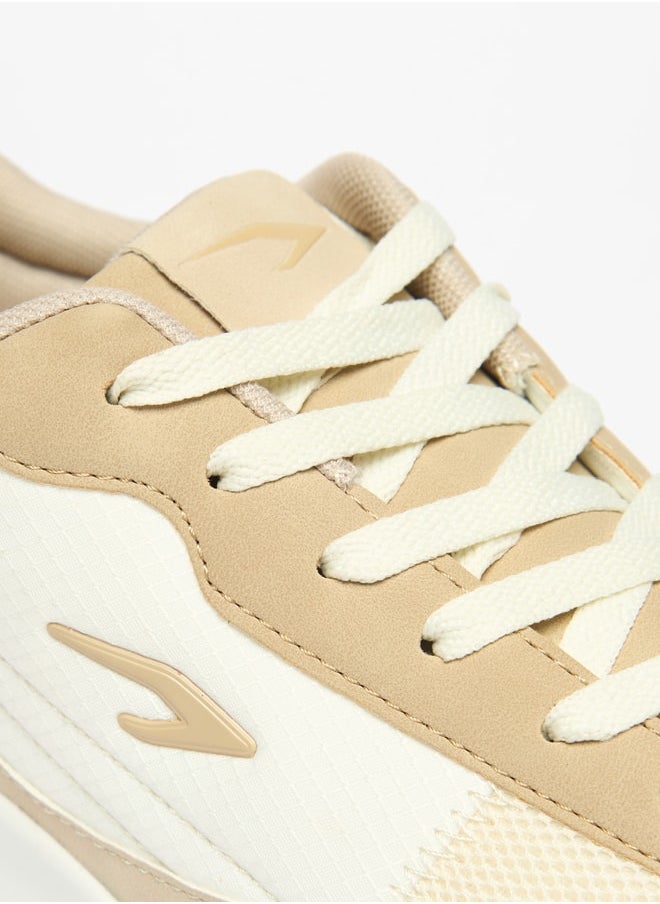 Dash Men's Colourblock Sports Shoes with Lace-Up Closure  - Image 5