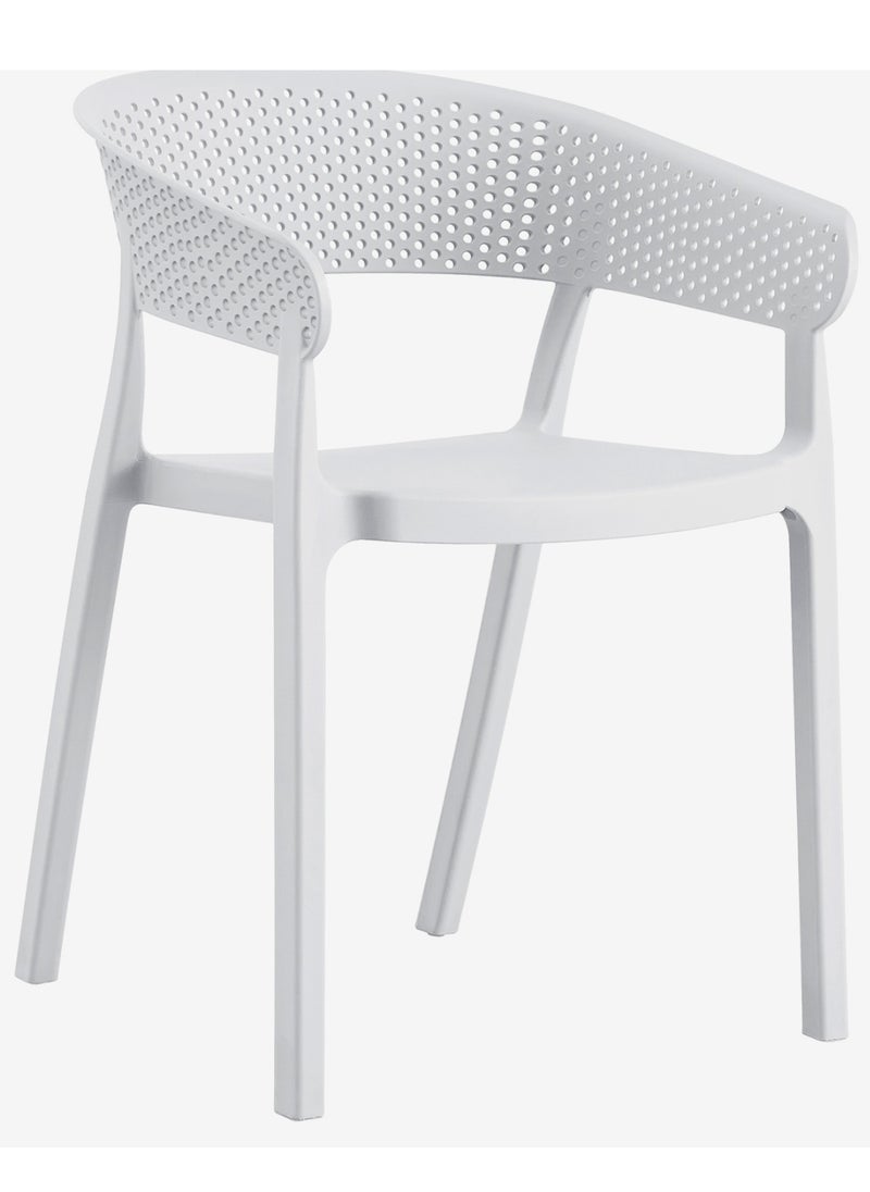 Living - Set of 2 piece Stackable outdoor modern hotel plastic restaurant dining chair chairs for events coffee shop - Image 1
