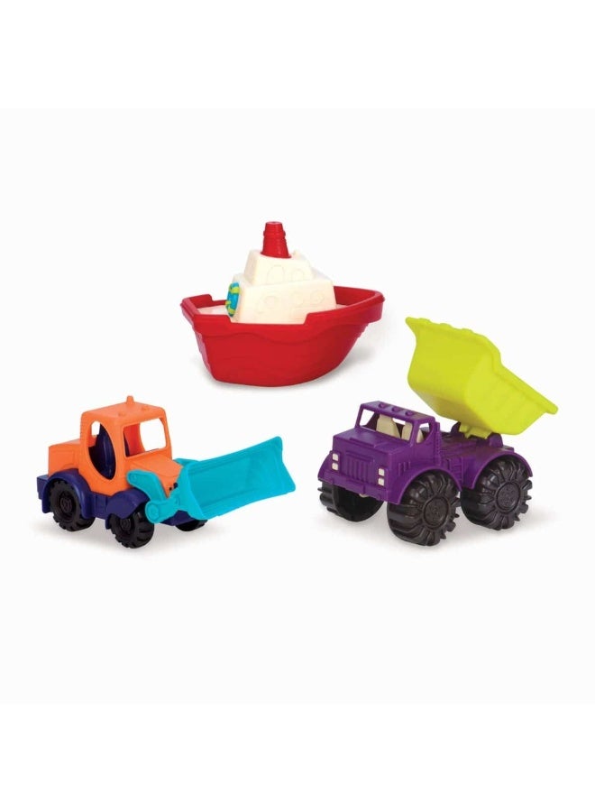 B. Toys B.toys - Mini Toy Vehicles Loaders & Floaters 3 Vehicle - BX1528Z - Image 2