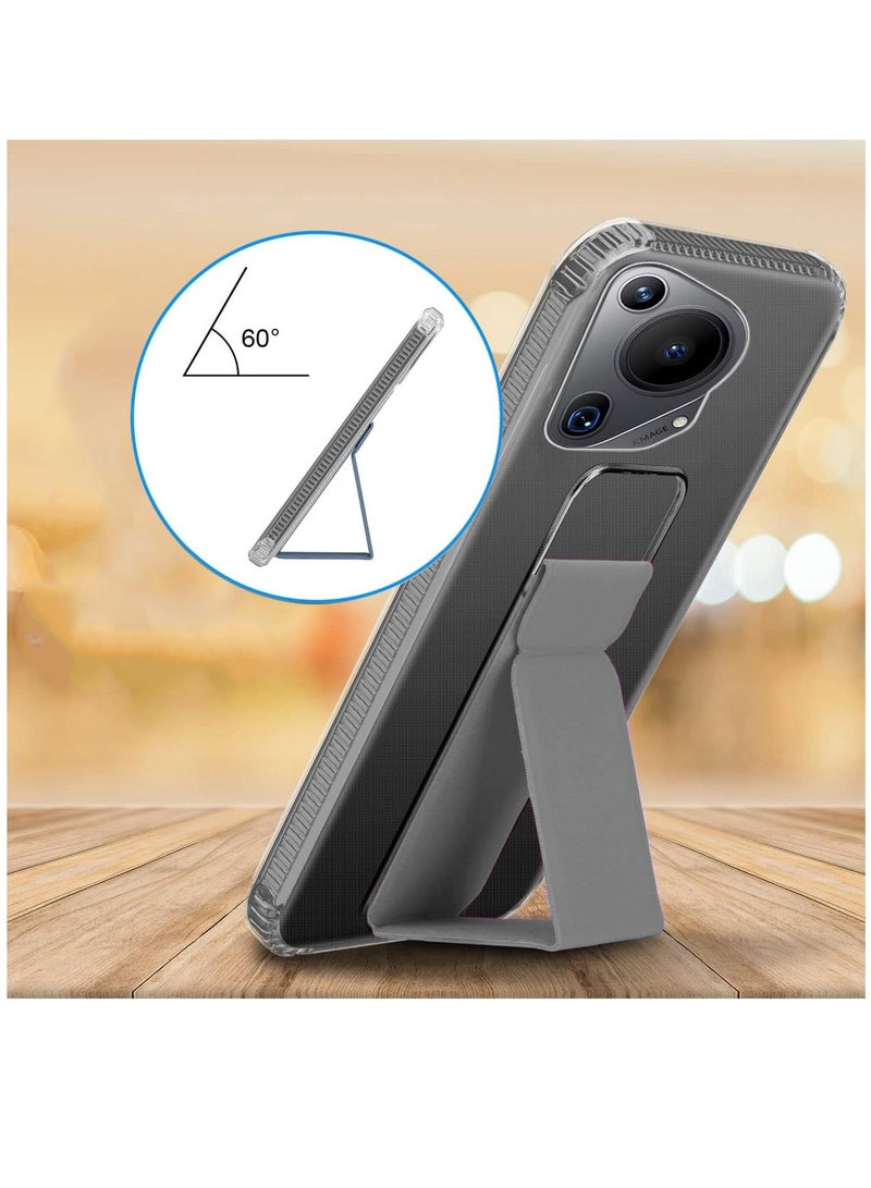 Wtech TPU Hand Grip Air Pillow Case Cover For Huawei Pura 70 Ultra 5G 2024 Clear/Grey - Image 3