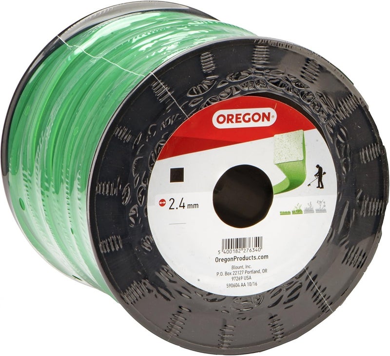 Oregon .095" Square String Trimmer Replacement Line for DIY Yard Work or Gardening, Universal Fit, All-Purpose, 5lb Spool, 1230 Foot Length, Green (69-416) - Image 1