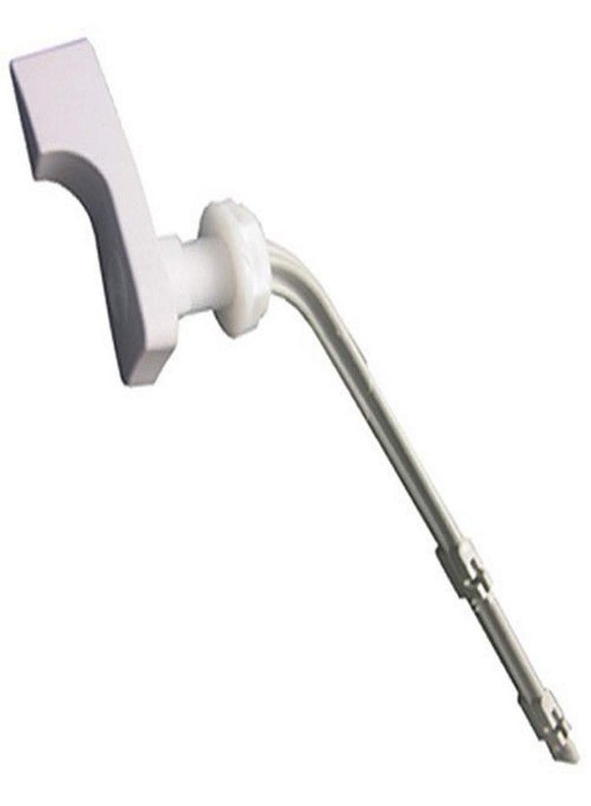 لاسكو LASCO 04-1817 ذراع بلاستيكي بديل بزاوية 45 درجة مقاس 6 بوصات، بمقبض أبيض، متوافق مع المعايير الأمريكية - Image 2