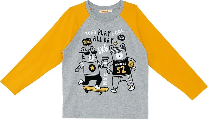 دينوكيدس طقم تي شيرت وبنطلون Play Allday للأولاد