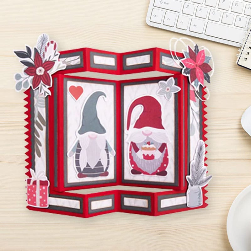 Hying 3D Card Shape Dies for Card Making, Storybook Folder Nested Rectangle Frame Cutting Die for Scrapbooking on Clearance Paper Crafting Decor DIY Album - Image 5