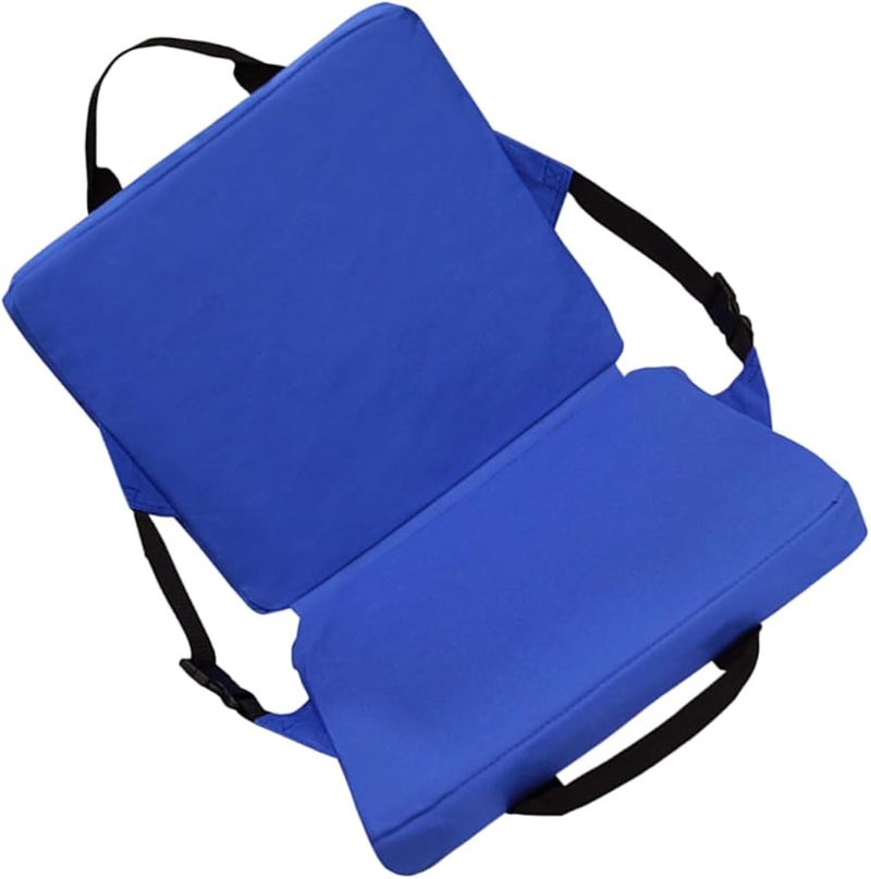 Portable Stadium Seat Pad with Back Support for Camping Beach Sports Events - Image 1