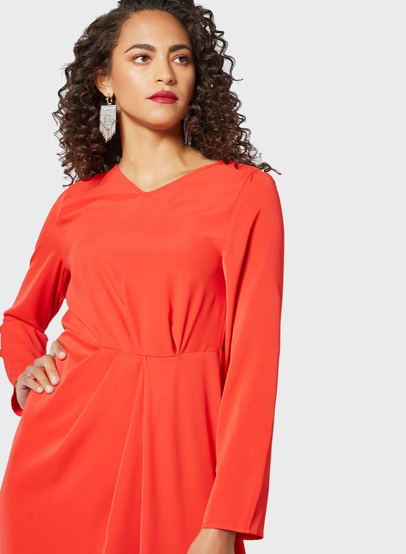 SIVVI for HANIYA Draped Jersey Dress - Image 4