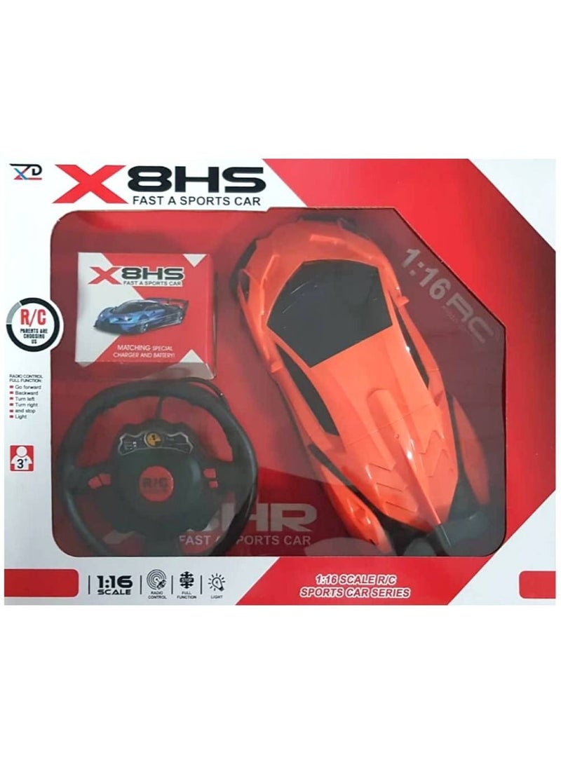 We Happy X8HS Remote Control Fast Sports Car Scale 1.16 - Image 1
