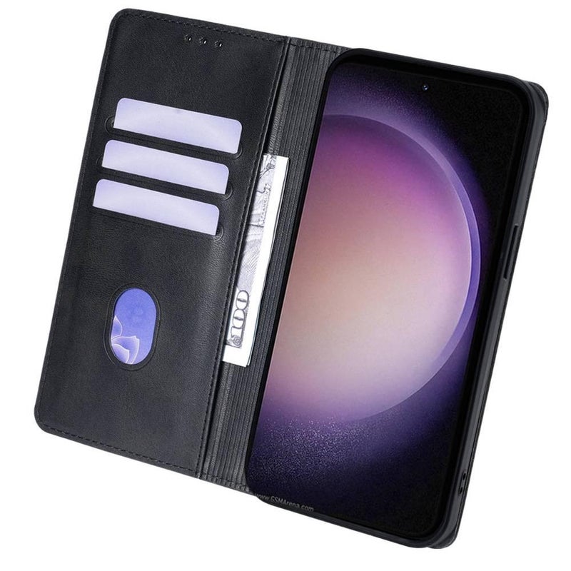 غطاء واقي | حامل بطاقات | أسود TPU | مقاوم للصدمات لـ Samsung Galaxy S24 Ultra - Image 3