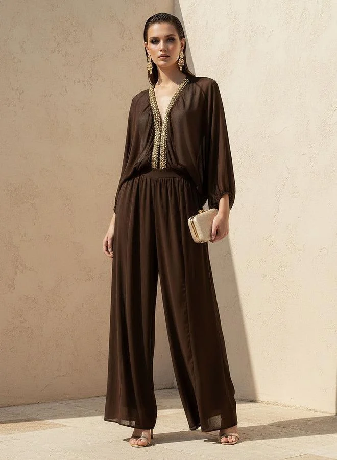 Splash FAV Sheer Wide Leg Pants