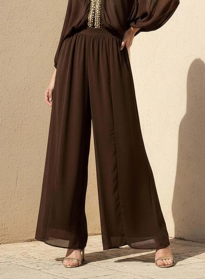 Splash FAV Sheer Wide Leg Pants