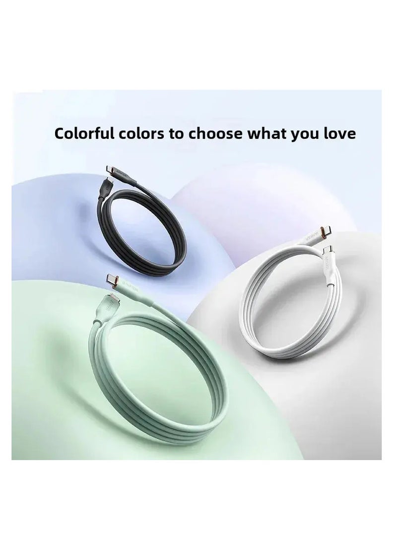 Anker USB-C to USB-C Cable 240W 3ft, USB 2.0 Type C Charging Cable Fast Charge for MacBook Pro 2020, iPad Pro 2020, iPad Air 4, iPad Mini 6, Galaxy S21, Pixel, Switch - - Image 4