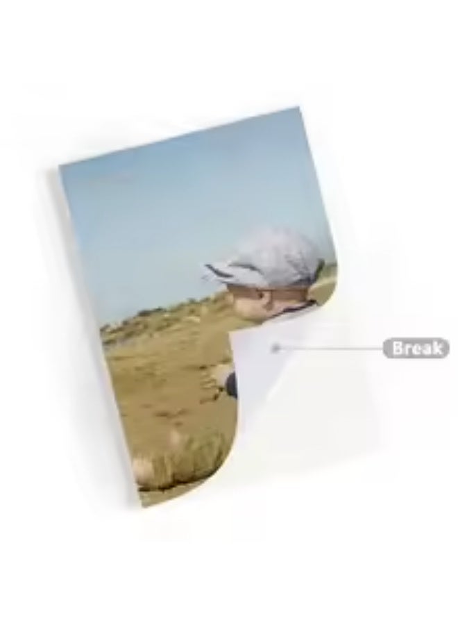 اتش بي ار تي ورق صور ألوان HPRT MT53 بحجم 2x3 بوصة، ورق صور ملصق ذاتي اللصق، 20 قطعة، للطباعة على الصور/التذكارات/الأنماط - Image 4