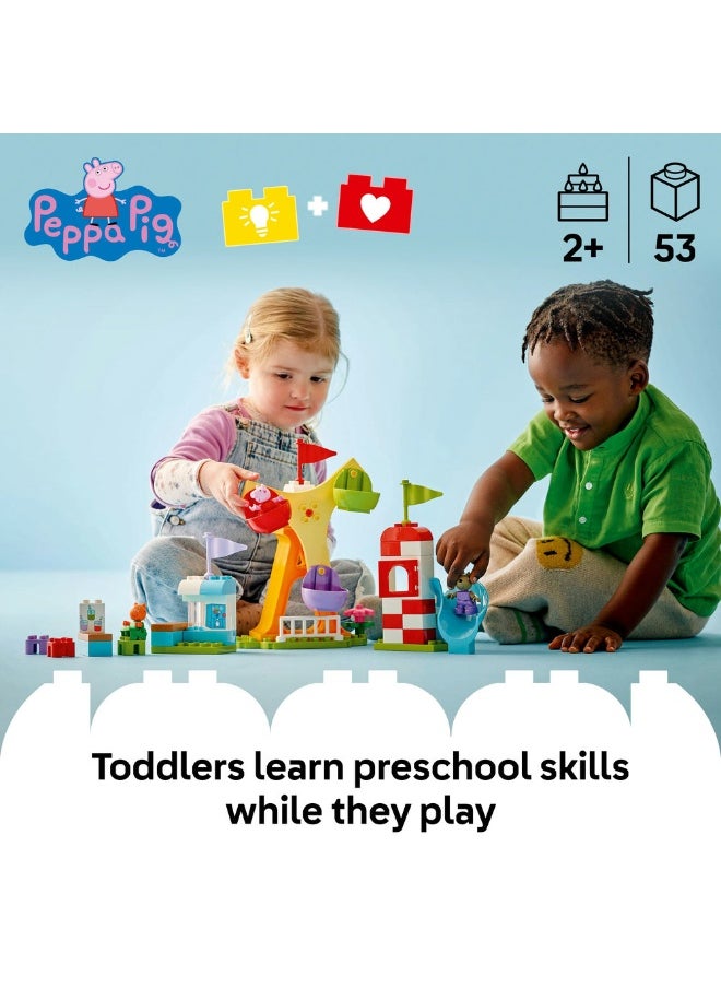 ليغو لعبة الأطفال الصغار للتظاهر باللعب في متنزه التسلية مهرجان المرح 10453 من ليغو® DUPLO®‎ Peppa Pig  - Image 2