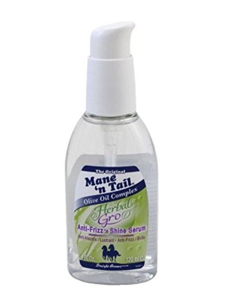 Mane 'n Tail Olive Oil Complex Herbal Grow Anti-Frizz N Shine Serum 4 ounce  - Image 1
