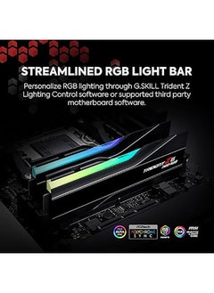 G.Skill مجموعة ذاكرة Trident Z5 NEO RGB EXPO سعة 64 جيجابايت DDR5 (2x32 جيجابايت) 6000 ميجا هرتز CL30  - Image 3