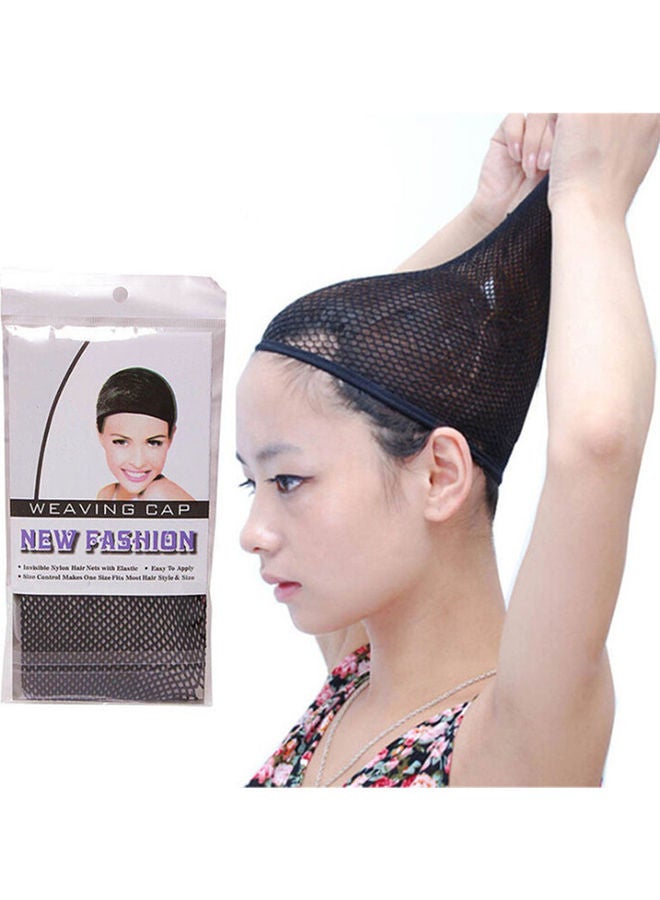 NIBEMINENT 2-Piece Weaving Cap Black 20cm - Image 5