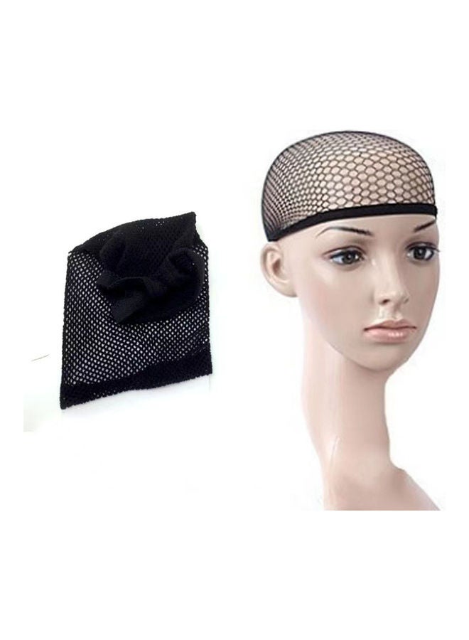 NIBEMINENT 2-Piece Weaving Cap Black 20cm - Image 3