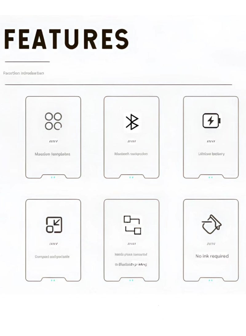 L12 Portable Bluetooth Thermal Label Printer – Wireless Handheld Mini Sticker Maker for Home  Office, 203dpi, 1200mAh - Image 4