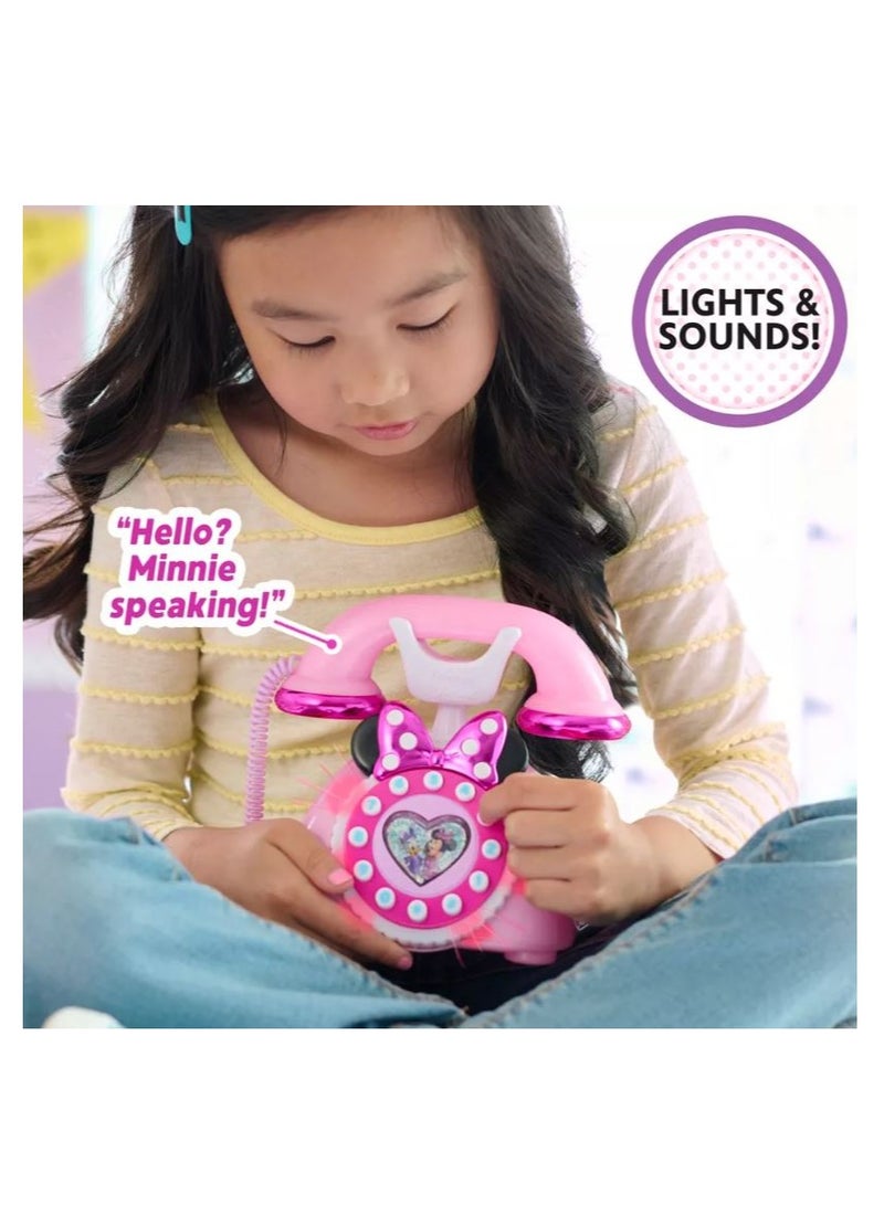 Disney Junior Minnie Mouse Ring Me Rotary Phone - 1 Piece Only, Assorted/Styles May Vary  - Image 3