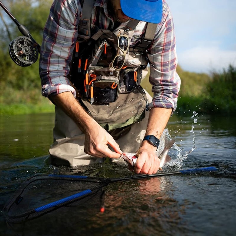 MoiShow Floating Fishing Landing Net - Foldable for Freshwater or Saltwater - Folding and Fly Fishing - Image 2