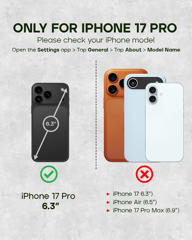 Porter Riley - Leather Case Compatible with iPhone 17 Pro. Premium Genuine Leather Stand/Cover/Wallet/Flip Case with Card Slots & Horizontal Stand (Chocolate Brown) - Image 2