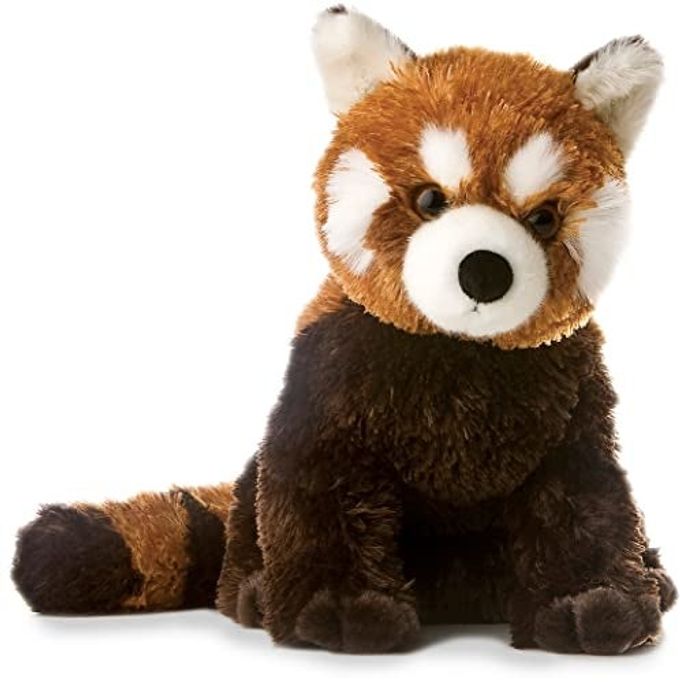 AURORA Adorable Flopsie Lesser Panda Stuffed Animal Playful Ease Timeless Companions Brown 12 Inches - Image 1