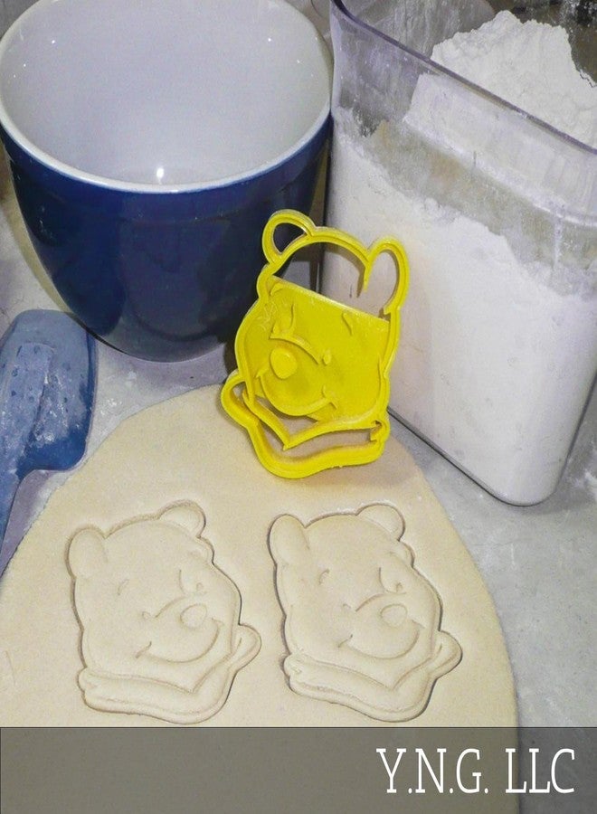 YNGLLC WINNIE THE POOH FACE CARTOON BOOK CHARACTER DETAILED COOKIE CUTTER MADE IN THE USA PR455 - Image 2