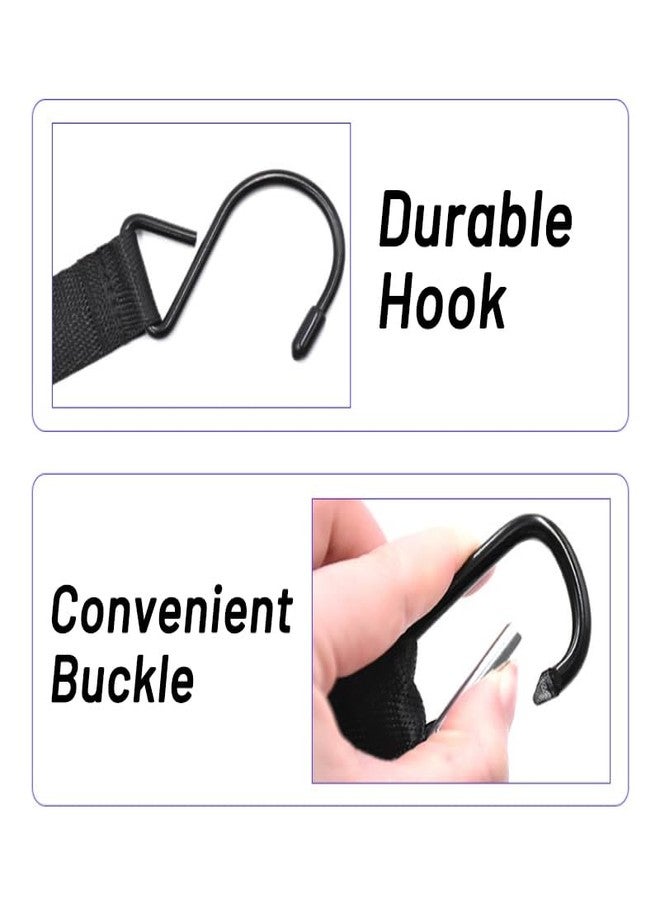 Yopolaz 2 Pack Fence Hooks - Hanging Metal Backpack Hook for Outdoor Sports - Baseball Bag Hook for Fence, Tennis Accessories (Black x 2) - Image 3