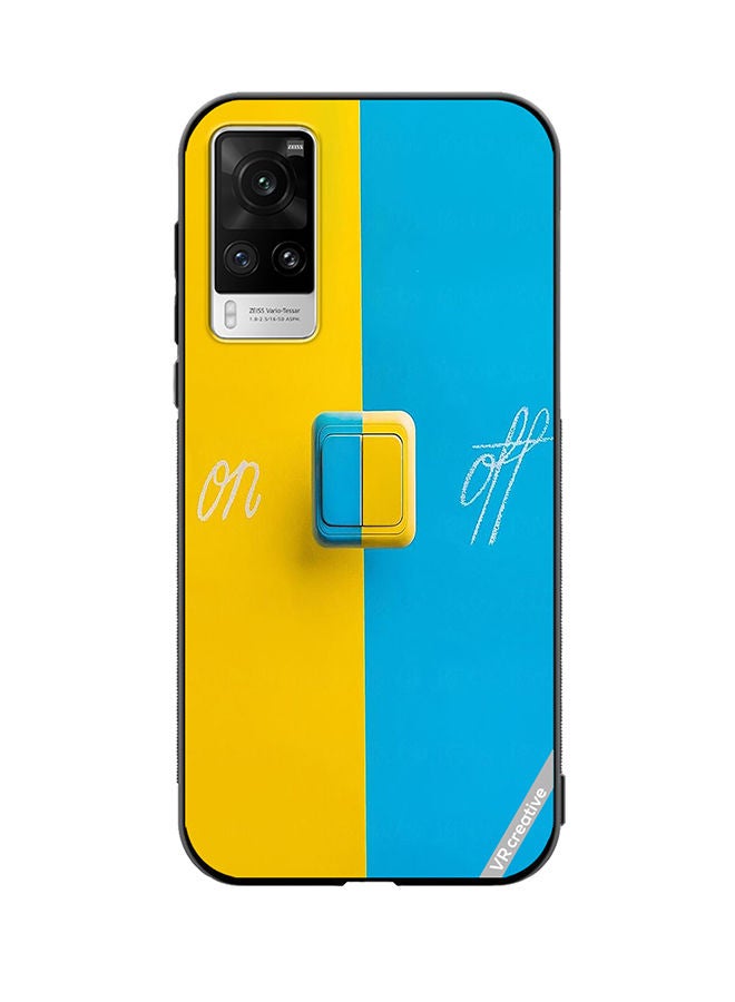 VR CREATIVE Protective Case Cover For Vivo X60 Pro On Off Design Multicolour - Image 1