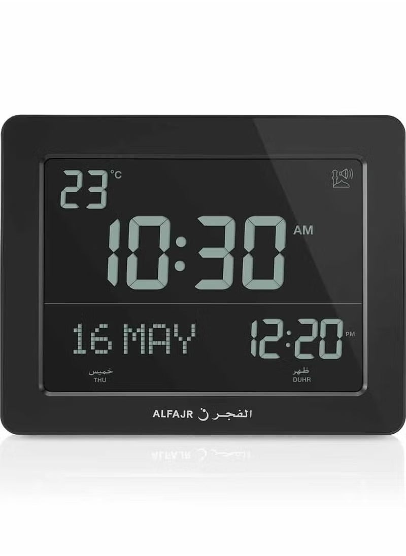 Al Fajr Al Fajr Clock CF-19 office and Wall Black  - Image 1