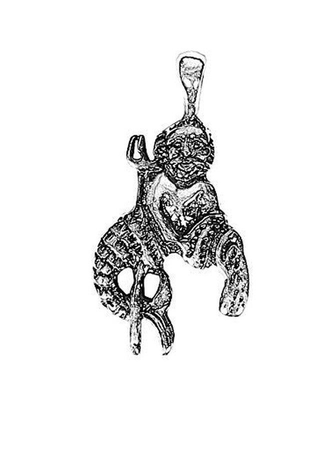 ELOISH Sterling Silver Aquarius Zodiac Pendant - Image 1