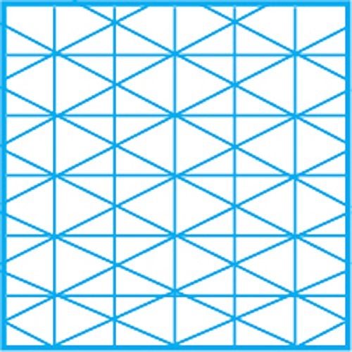 Clearprint دفتر فلام من كلير برينت 11" × 17" 1000H مع شبكة إيزومترية بزاوية 30 درجة، 16 رطل، 100% قطن، 50 ورقة، 1 كل - Image 2