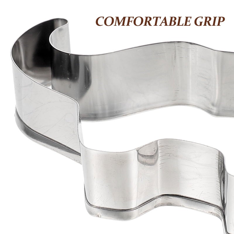 Stainless Steel Elephant Cookie Cutters 8pcs Set DIY Baking Tools for Homemade Cookies - Image 4