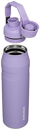 Stanley IceFlow Fast Flow Water Bottle 36 oz | Angled Spout Lid | Lightweight and Leakproof for Travel and Sports | Insulated Stainless Steel | BPA-Free | Lavender - Image 2