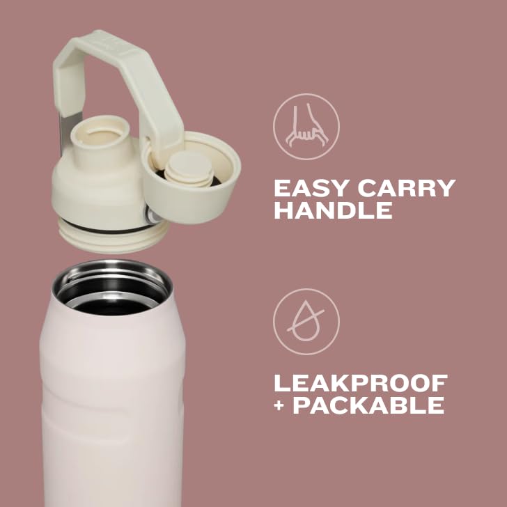 Stanley IceFlow Fast Flow Water Bottle 36 oz | Angled Spout Lid | Lightweight and Leakproof for Travel and Sports | Insulated Stainless Steel | BPA-Free | Lavender - Image 5