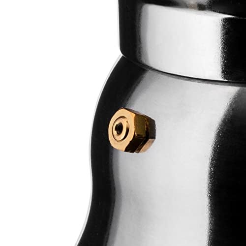Alessi AAM33/1 - Design Espresso Coffee Maker, Aluminum and Thermoplastic Resin, 1 Cup, Black Handle - Image 5