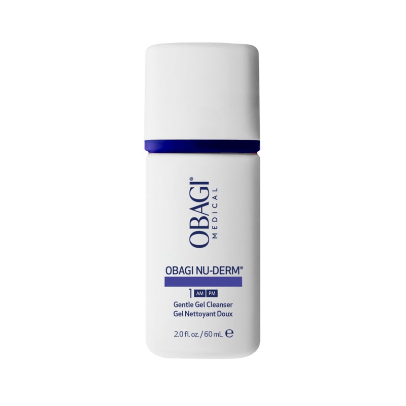 Obagi Medical Obagi NuDerm Gentle Cleanser Cleanser that Removes Daily Impurities Makeup For Normal to Dry Sensitive Skin 2 oz Travel Size