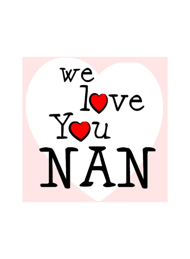 Greeting Card, We love you Nan, UAE