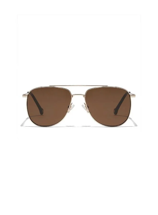 30Sundays Legacy,Men Sunglasses, Aviator Sunglasses, UV Protection: UV400 (Gold,Brown)