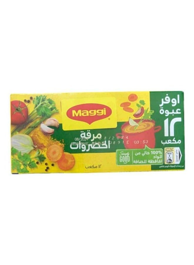 ماجي مرق الخضار 12 مكعبًا (عبوة من 3 قطع) - Image 2