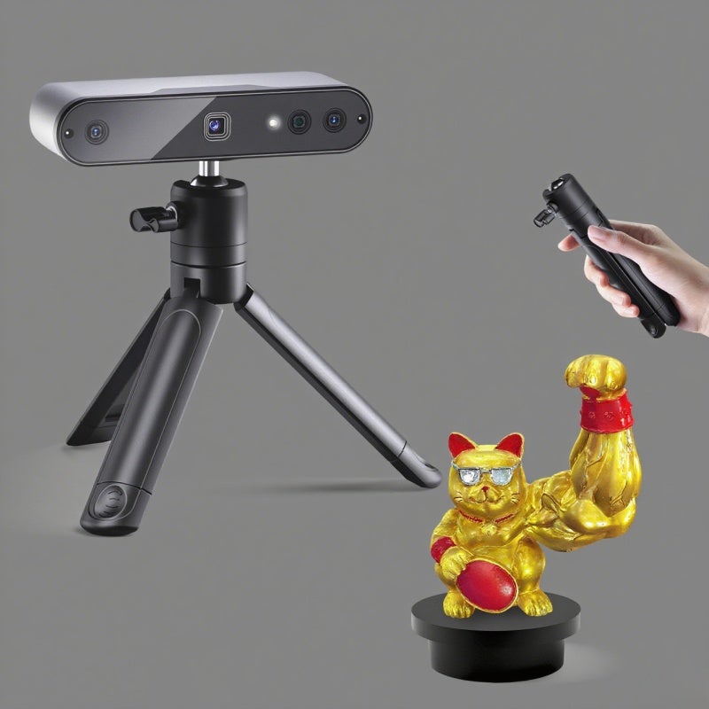 3D Scanner: 0.2mm High Precision Scanning - Color Scanning Portable Scanner With WiFi-6 USB-C Connectivity For 3D Printing And Object Scanning Enthusiasts - Image 1
