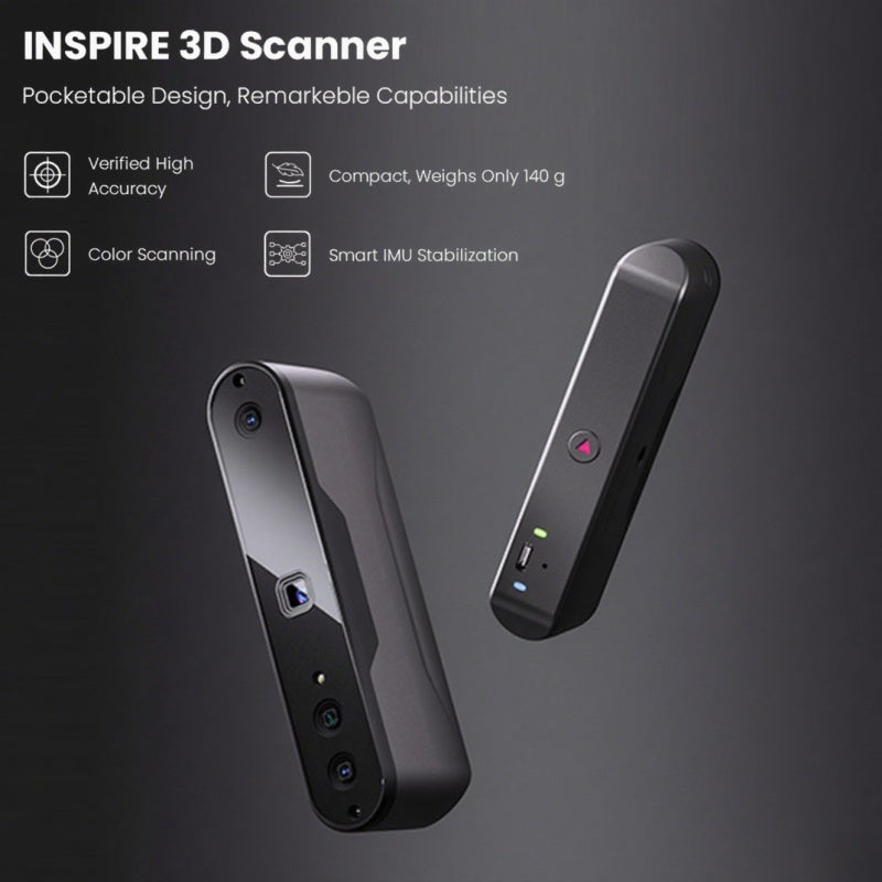 3D Scanner: 0.2mm High Precision Scanning - Color Scanning Portable Scanner With WiFi-6 USB-C Connectivity For 3D Printing And Object Scanning Enthusiasts - Image 4